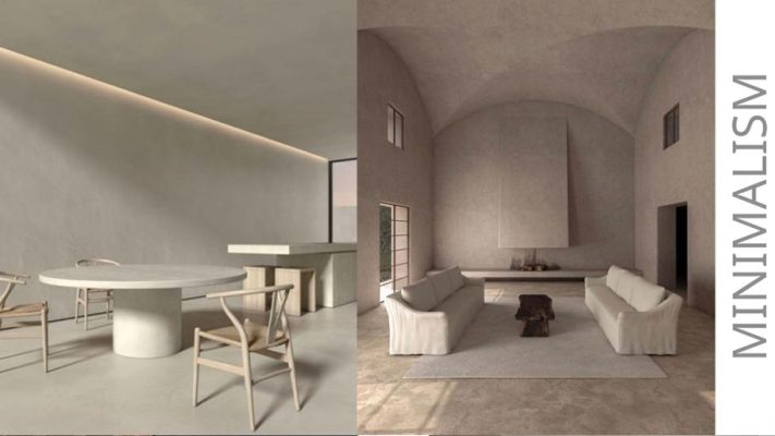 Sơn hiệu ứng bê tông Conpa ứng dụng cho phong cách Minimalism