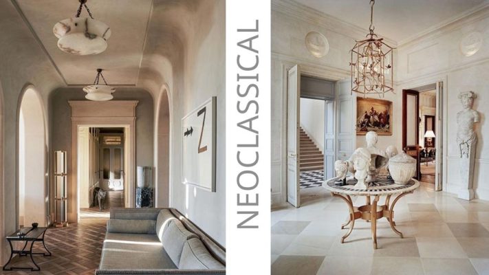 Sơn hiệu ứng bê tông Conpa ứng dụng cho phong cách Neoclassical