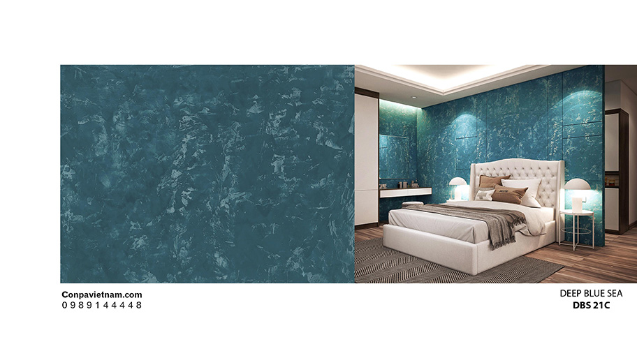 Sơn bê tông mã mix màu xanh đại dương