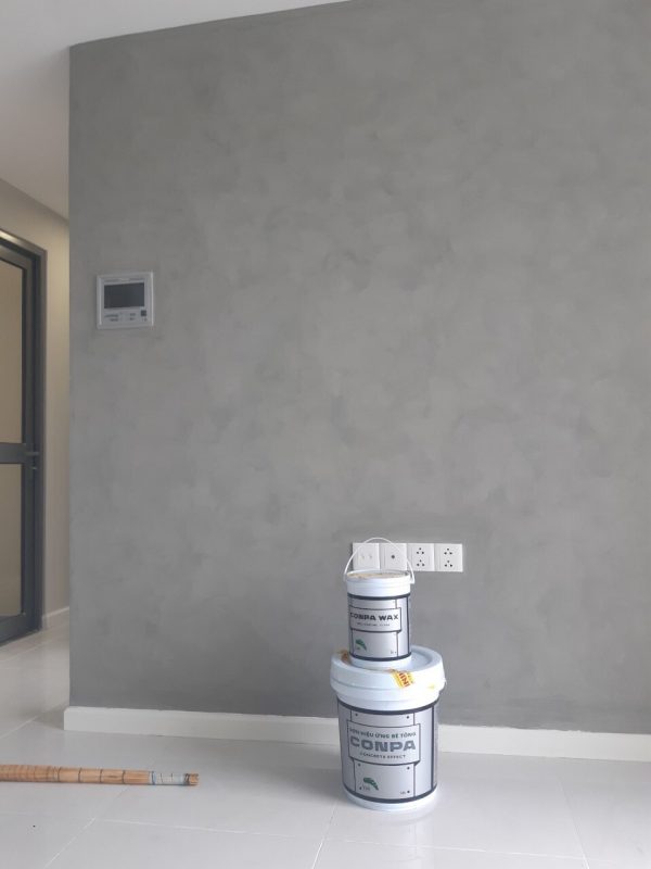 sơn hiệu ứng màu xám