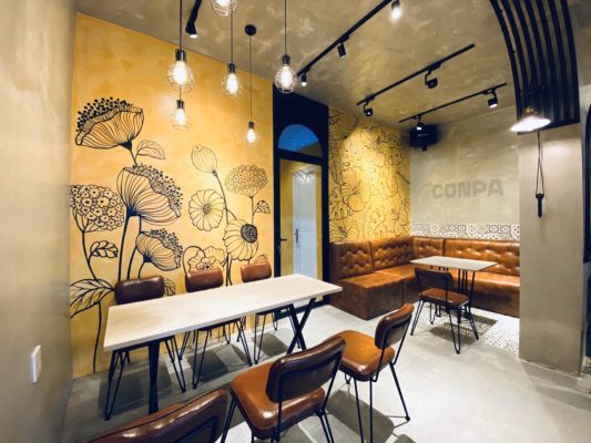 sơn hiệu ứng quán cà phê 4