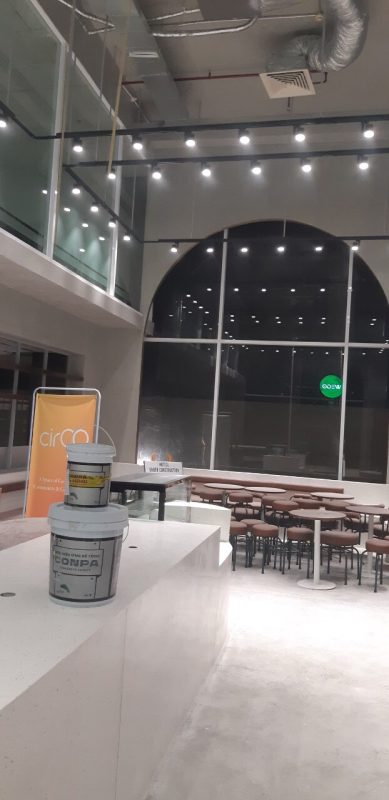 sơn hiệu ứng quán cà phê