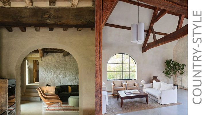 Phong cách thiết kế đồng quê - Countrystyle với sơn giả bê tông