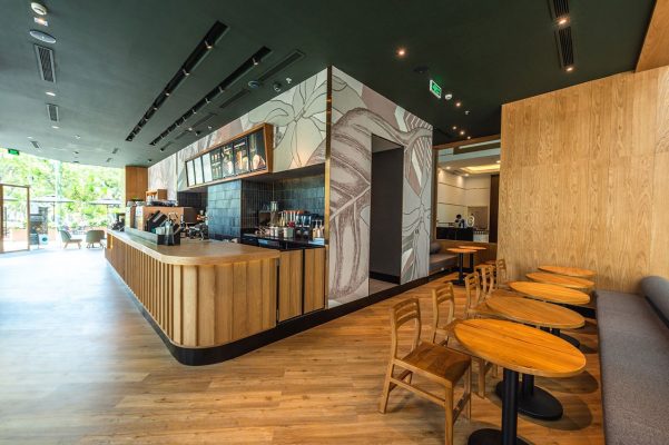 quầy pha chế starbucks coffee nha trang