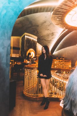 sơn giả bê tông quán bar