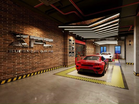 showroom xpc supercar garage