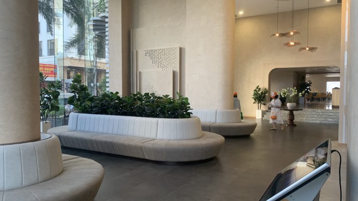 sơn hiệu ứng bê tông khách sạn cicilia