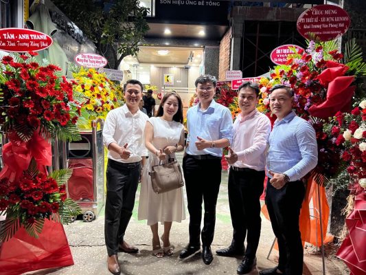 khai trương chi nhanh sơn conpa quận thủ đức