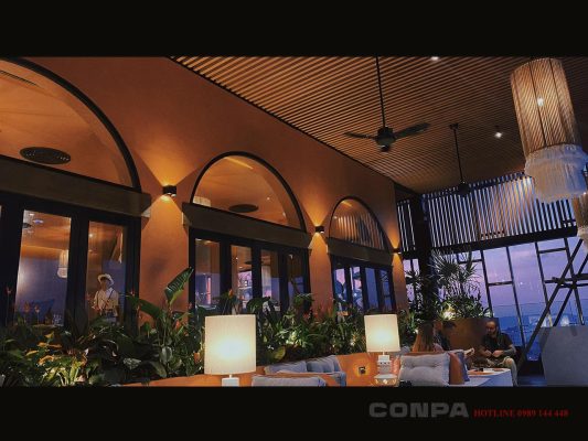 Tường sơn Conpa hiệu ứng đẹp