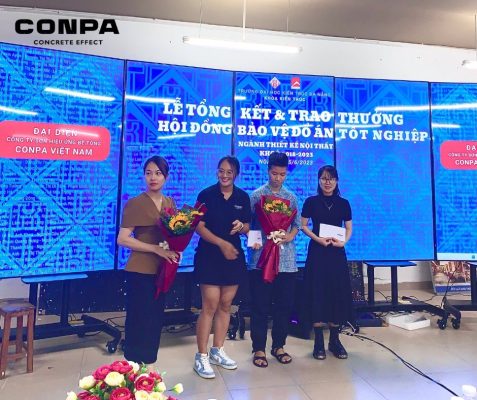 conpa trao thưởng đồ an xuất sắc ngành thiết kế nội thất