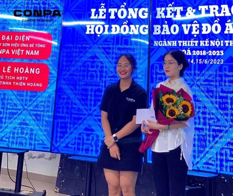 conpa trao thưởng đồ an xuất sắc ngành thiết kế nội thất