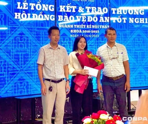 conpa trao thưởng đồ an xuất sắc ngành thiết kế nội thất
