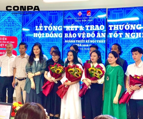 lễ tổng kết đồ án ngành thiết kế nội thất đại học kiến trúc đà nẵng