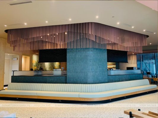 Starbucks quận 2 chọn sơn giả bê tông Conpa