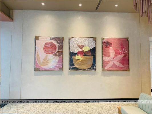 Sơn hiệu ứng Conpa kết họp trang trí