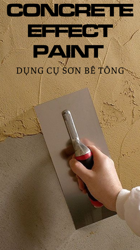 dụng cụ sơn bê tông