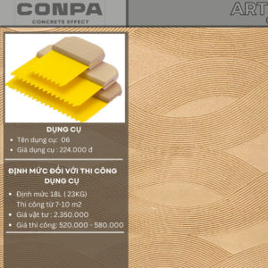 dụng cụ sơn cát conpa 06