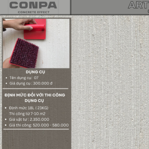 dụng cụ sơn cát conpa 07