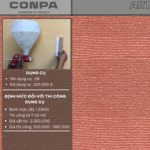 dụng cụ sơn cát conpa 09