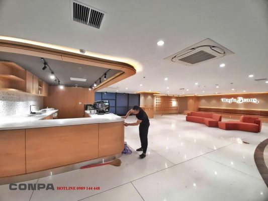 Khu vực pha chế của thư viện