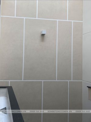 Sơn tường nội thất hiệu ứng bê tông