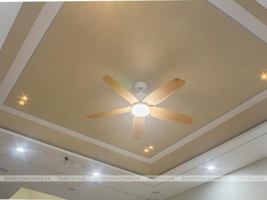 Công trình nhà phố full sơn hiệu ứng Đà Nẵng