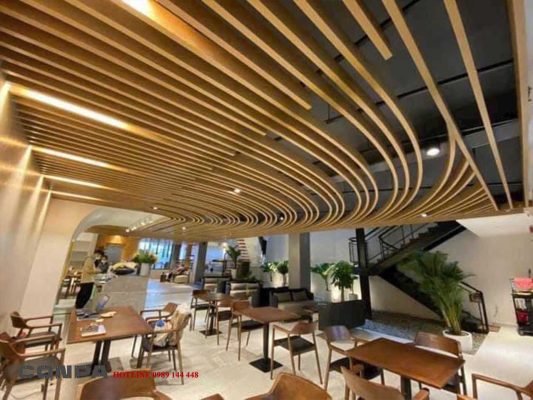 Không gian cafe tại Hải An Hotel