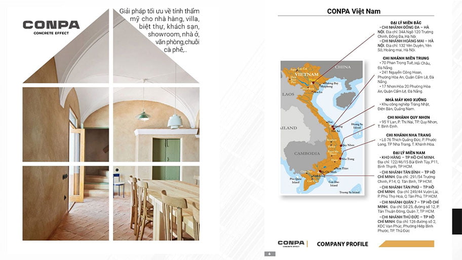 Địa chỉ hệ thống đại lý Sơn Conpa