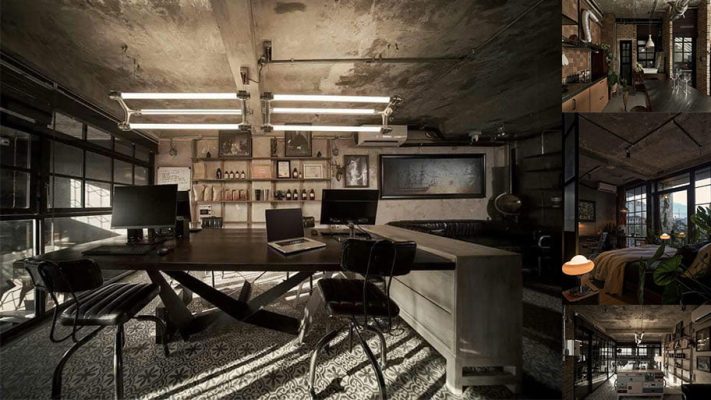 Phong cách Industrial trong thiết kế