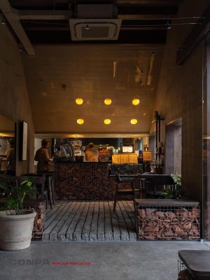 Khu vực pha chế, gọi nước của quán
