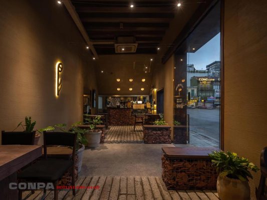 Mặt tiền khu vực check-in - Trà sữa Phê La