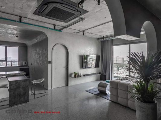 Phòng khách ấn tượng, hiện đại