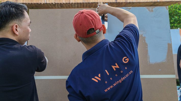 Hướng dẫn thao tác thi công trên mẫu thực lớn