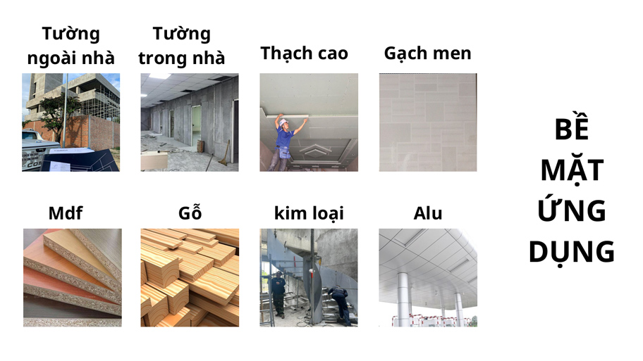 Bề mặt ứng dụng sơn hiệu ứng bê tông