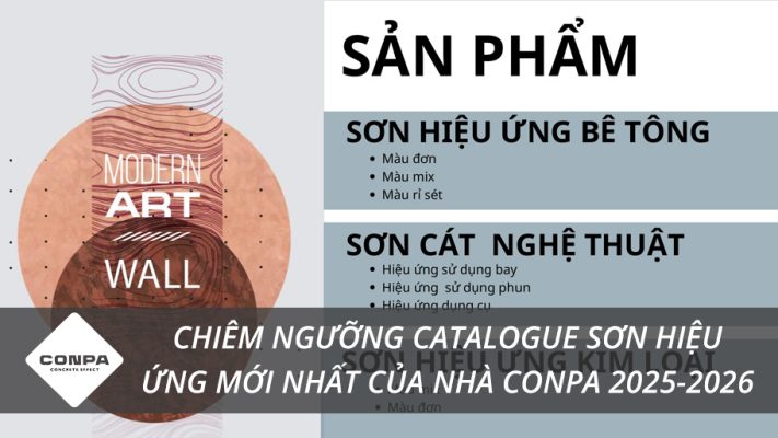 Catalogue sơn hiệu ứng