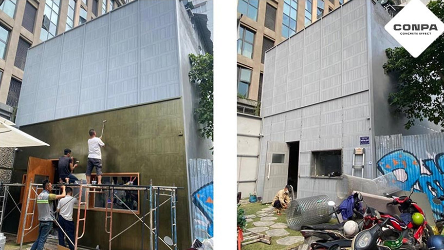 Điều kiện thi công sơn hiệu ứng kim loại