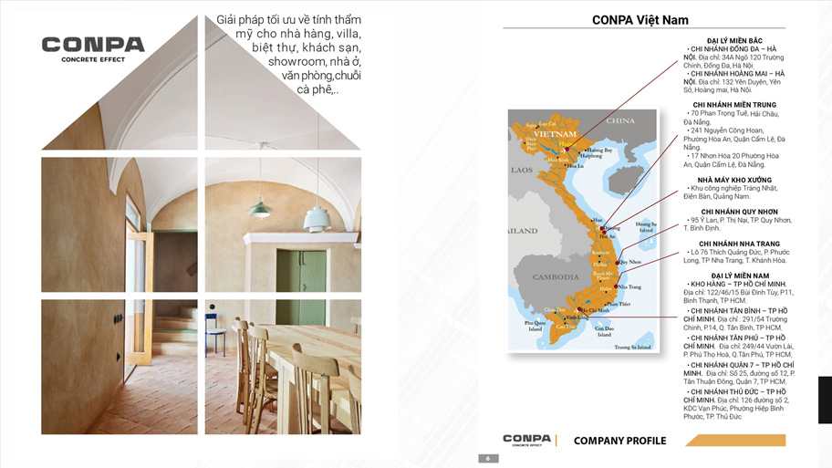 Đơn vị thi công sơn hiệu ứng Conpa