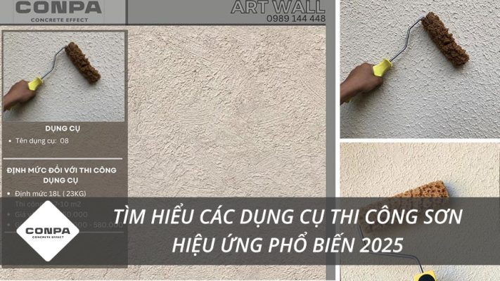 Dụng cụ thi công sơn hiệu ứng