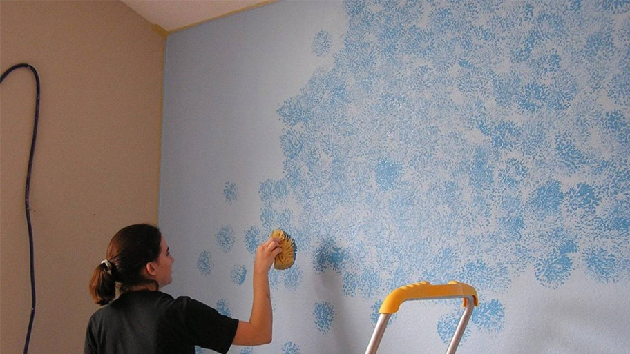 Kỹ thuật chấm bông bằng bọt biển
