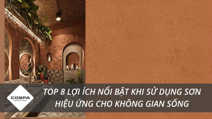 Lợi ích nổi bật khi sử dụng sơn hiệu ứng