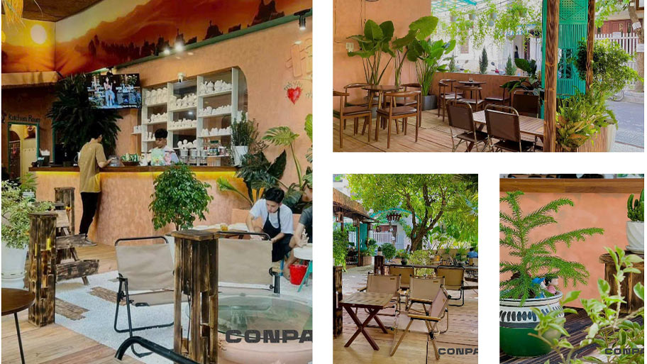 Mẫu công trình sử dụng sơn hiệu ứng rơm đất