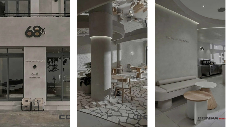 Mẫu công trình ứng dụng sơn hiệu ứng cát