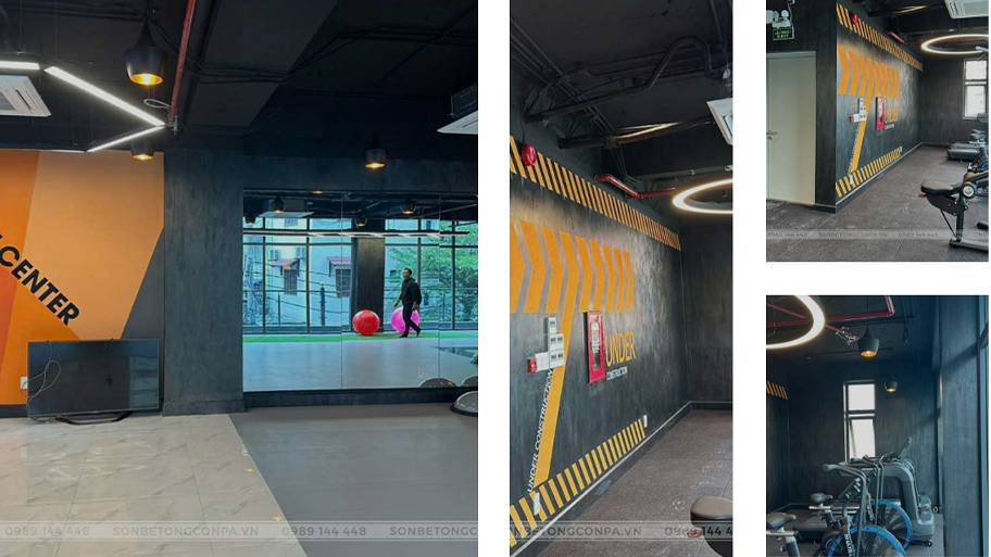 Mẫu công trình ứng dụng sơn hiệu ứng kim loại