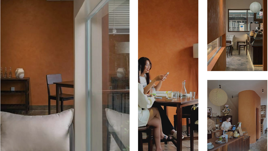 Mẫu công trình ứng dụng sơn hiệu ứng rơm đất