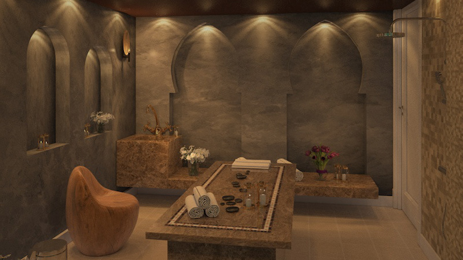 Mẫu spa ứng dụng sơn hiệu ứng đẹp