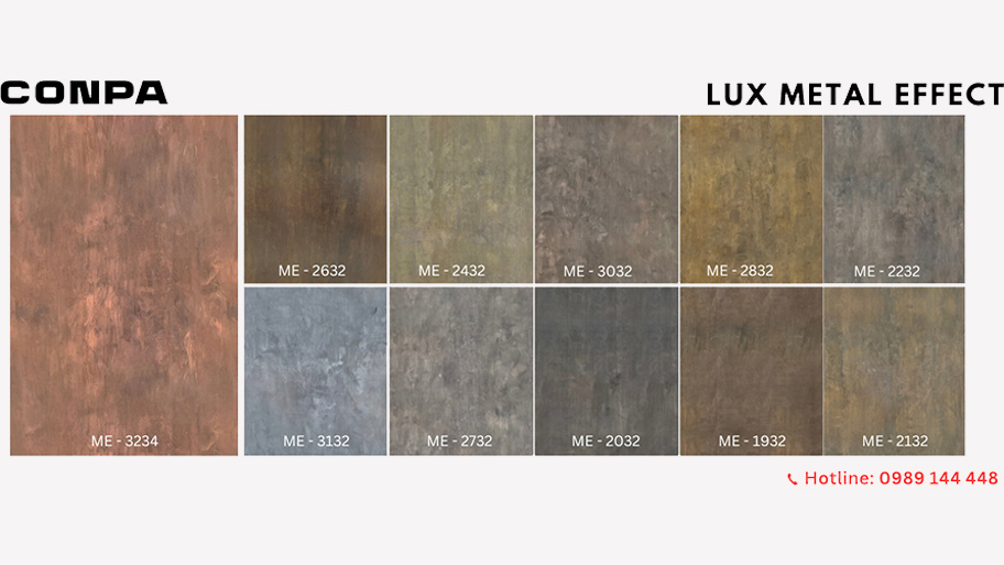 Một số mã màu sơn hiệu ứng kim loại