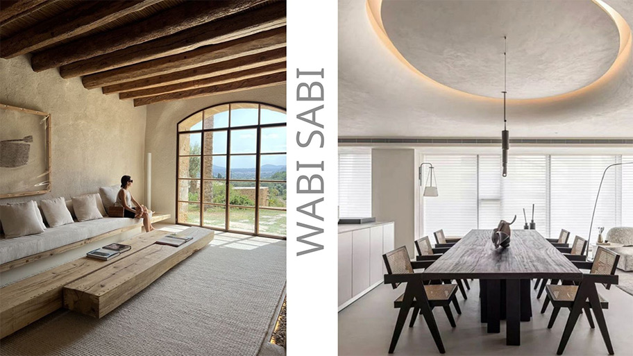 Sử dụng sơn hiệu ứng cho phong cách Wabi Sabi