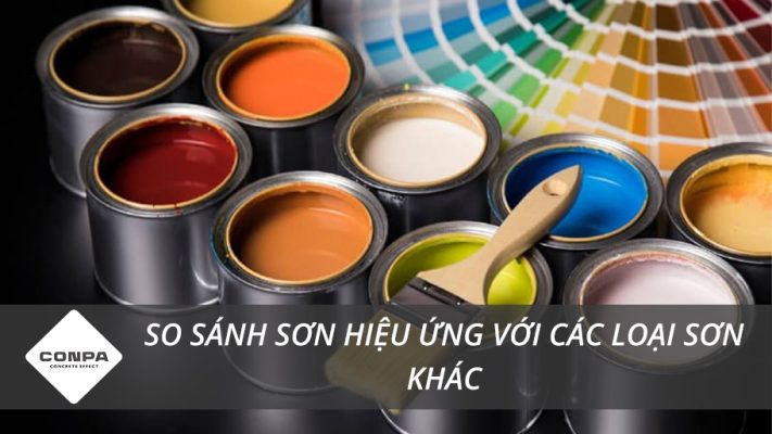 Sự khác biệt giữa sơn hiệu ứng và sơn truyền thống