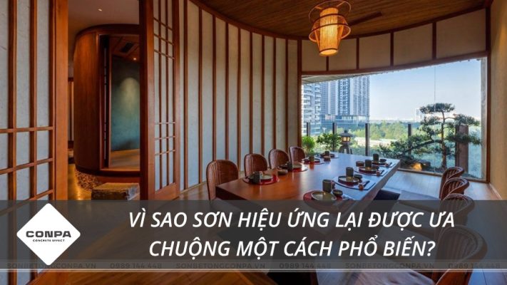 Tại sao sơn hiệu ứng lại được ưa chuộng