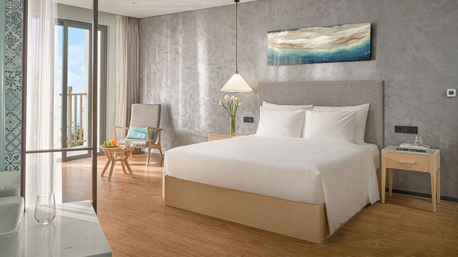 Ứng dụng của sơn hiệu ứng cho phòng ngủ đẹp